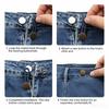 20pcs Versatile Adjustable Button Extenders Removable Metal Waist Extenders Pants Button Extender Pants Waistband