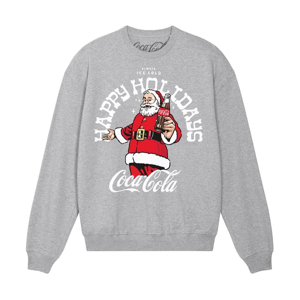 Coca-Cola Unisex Adult Happy Holidays Sweatshirt