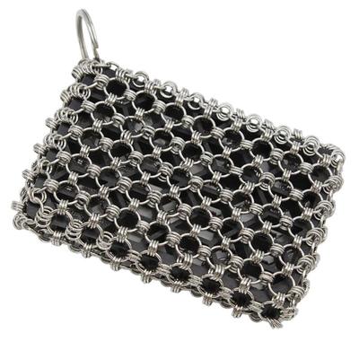 Gusseisenpfannenreiniger Mehrzweck-Edelstahl-Gusseisenreiniger Gusseisen-Reinigungswerkzeug Metallpfannenreiniger für Grillpfanne