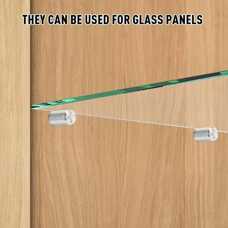 10pcs Self Tapping Screw Layer Plate Holder Wardrobe Septum Brackets Fixed Screw Shelf Support Pegs with Non-Slip Sleeve