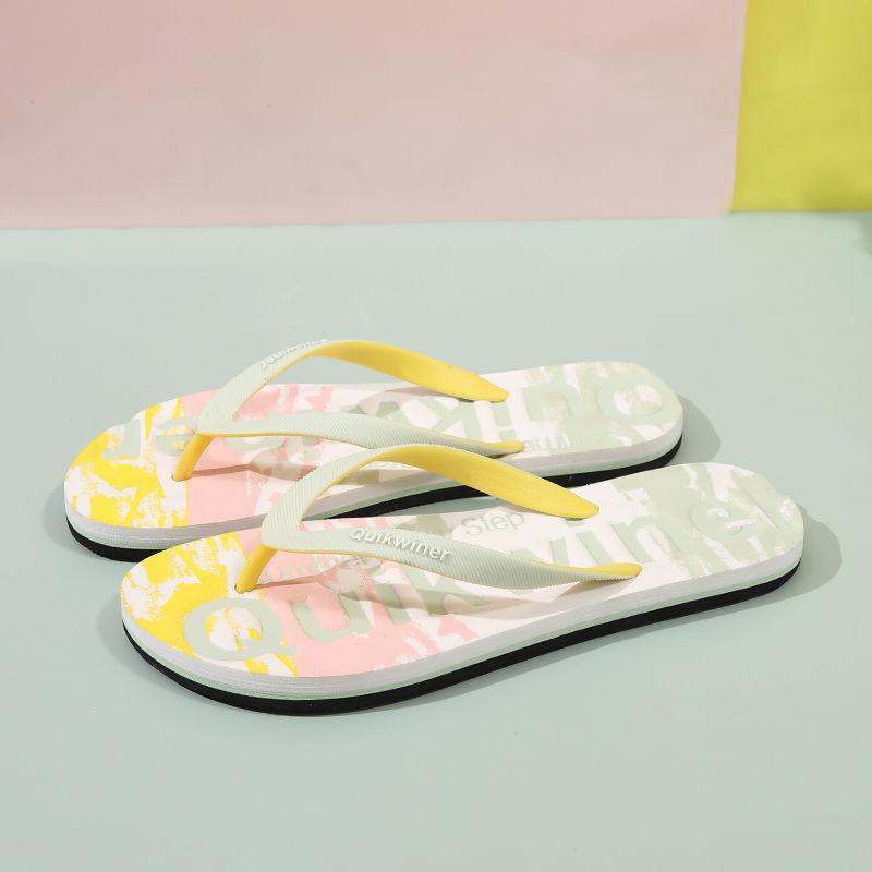 

Шлепанцы женские 2024 новые нескользящие пляжные тапочки корейская версия парные сандалии и тапочки женские домашние приливы 35