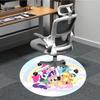 1pc My Little Pony Office Round Area Rug, Under Office Chairs Bedroom Living Room Home Decor  A1022163