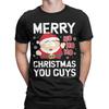 Cartoon Christmas South-Park Cartman Men T Shirt  Novelty Tees Short Sleeve Round Collar T-Shirts 100% Cotton Clothes
