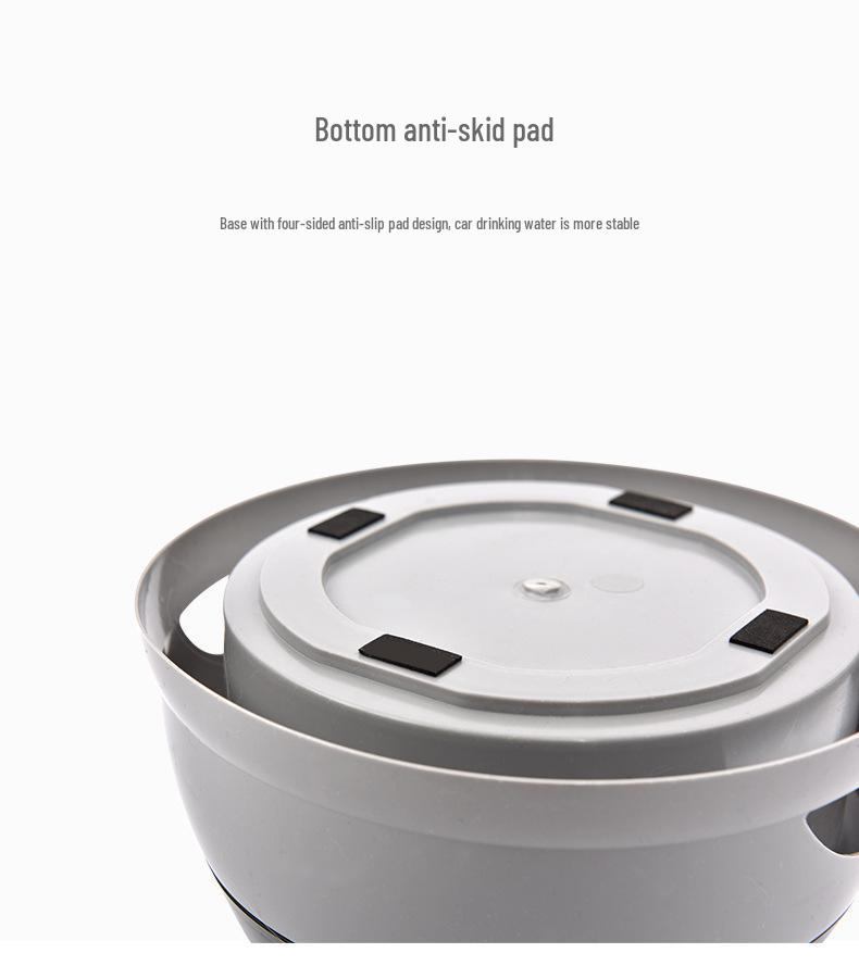 Meianju Non-Slip Splash-Proof Pet Travel Bowl - Spill-Resistant for Dogs & Cats