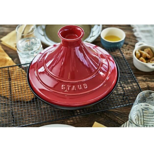 Pot Zwilling Staub Tajine, 28 Cm, Black/red (1302806)