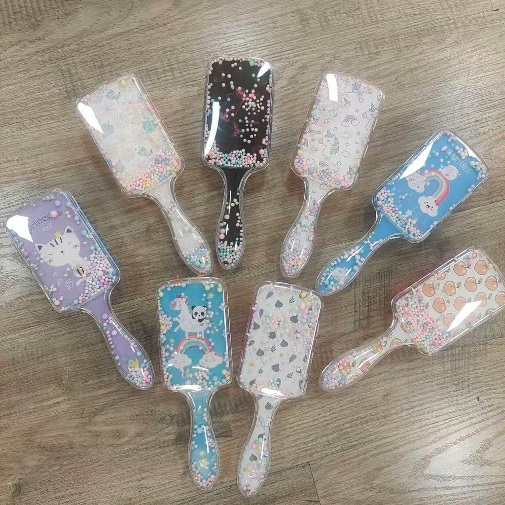 Cross-border Star Sequined Sand Massage Hair Comb for Babies