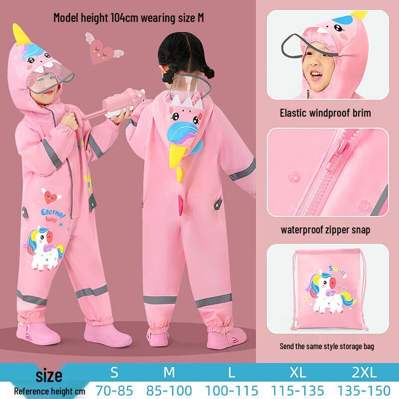 Impermeable de una pieza impermeable para niños