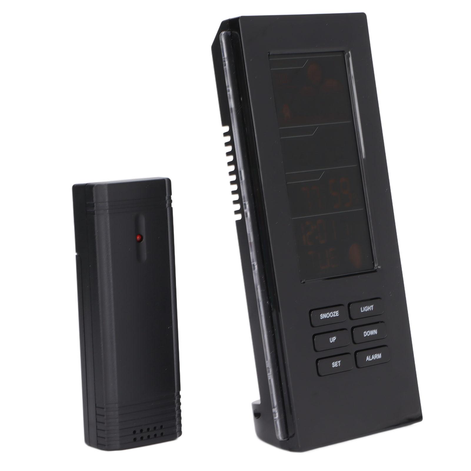 

Wireless Digital Hygrometer Thermometer with LED Display for