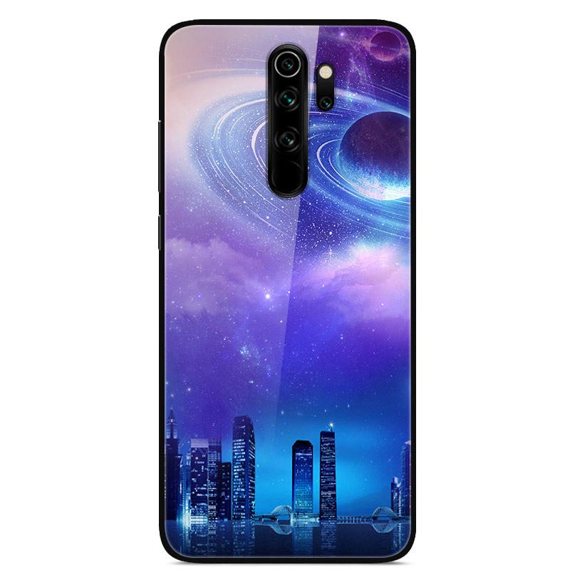 For Xiaomi Redmi Note 8 Pro Case Tempered Glass Fashion Lovely Phone Cases for Redmi Note 8 8T Note8 8Pro Back Cover Funda Coque