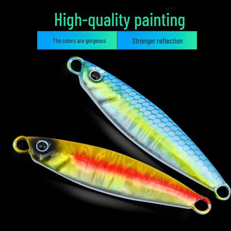 Luya Long-Distance Casting Iron Plate Lure for Perch, Spanish Mackerel, and Sea Bass