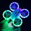 Kinder Mini Drohne Fernbedienung Bunte LED Quadcopter 360° Flip Kinder