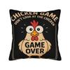 Decorative Pillowcases Chicken Game Dont Look At The Chicken Product Living Room  Pillow Case Cover Zipper Multiple Sizes
