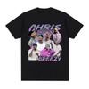 Chris Brown Breezy Tshirts Hip Hop 90s Graphic T Shirt Casual Cotton Short Sleeve Tshirt Round Neck Women Unisex Streetwear Tops