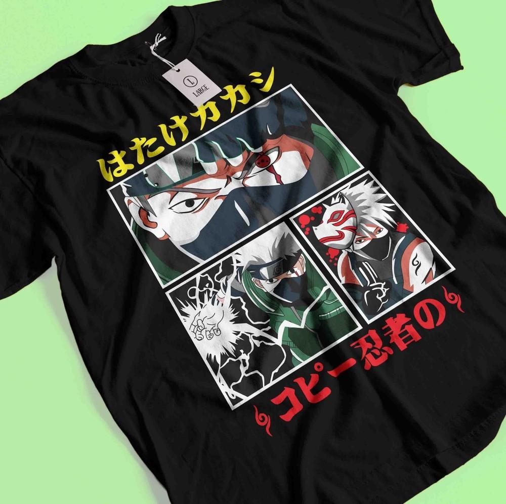 Kakashi T-Shirt Naruto Tshirt Obito Shirt Madara Jiraya Rin Itachi Uchiha Madara