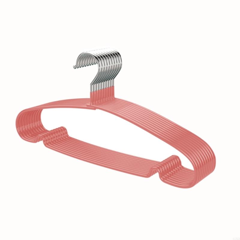 62KD Plastic Clothes Hangers Nonslip Shoulders Protect Clothes Storage Solution