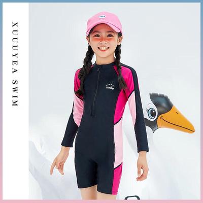 Children's Long Sleeve One-Piece Swimsuit