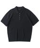 ANALOG MOOD Sepia Drop Short Sleeve Knit (Charcoal)