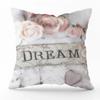 Home Decor Romantic Floral & Geometric Pattern Cushions Pattern Cushion Cover Suitable For Sofa Bedroom Car Pillow Cover