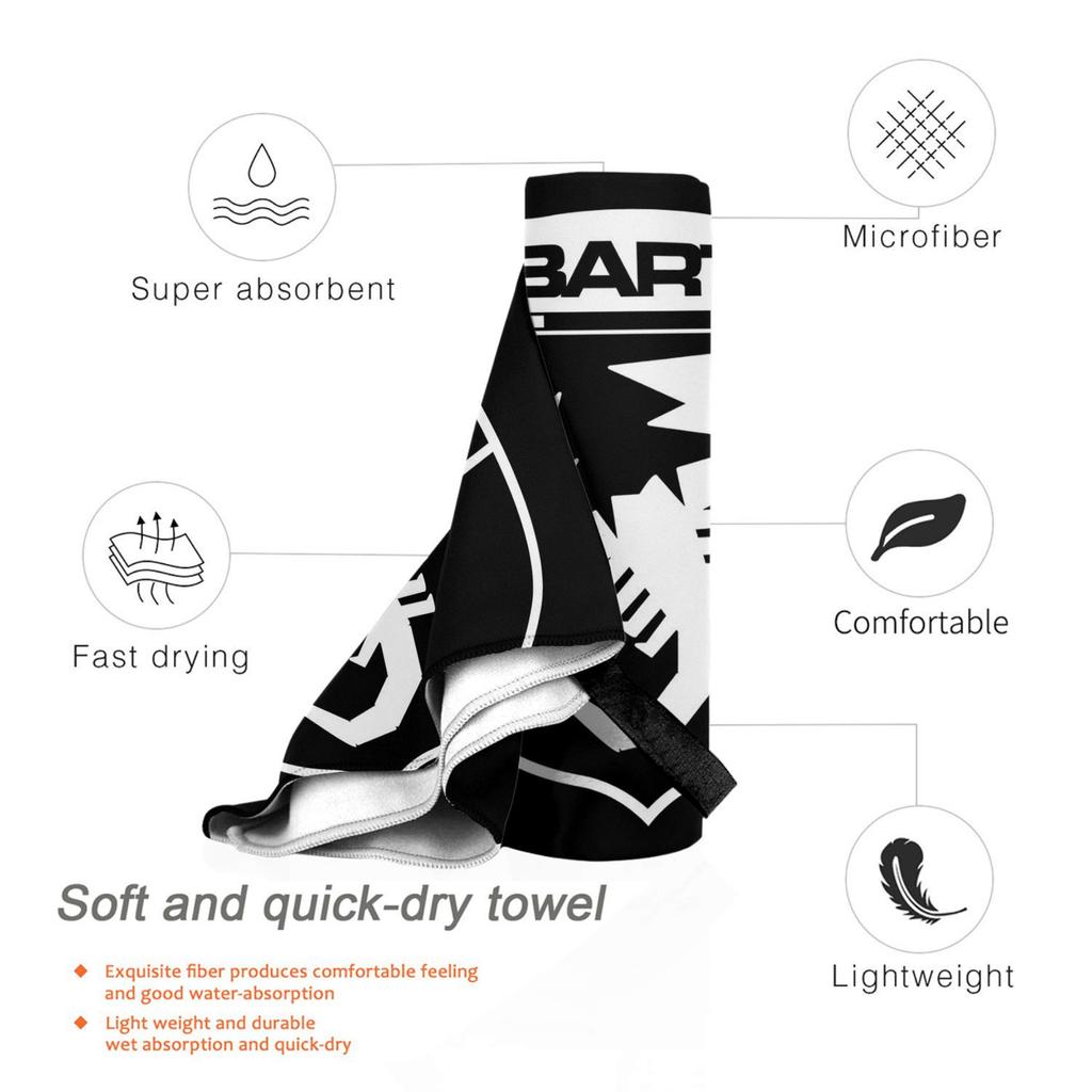 Abarth C Cool Beach Towel Soft Microfiber Quick Dry Absorbent Quick Towels For Pool