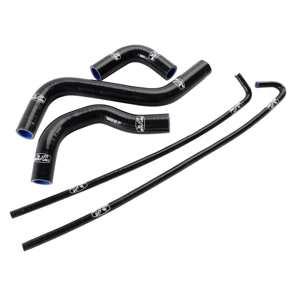 Silicone Radiator coolant Hose kit For Kawasaki Z900 Z900RS 2017-2025 Black