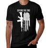 Defend The Second 2nd Aunisexdunisext Pro Guns American Flag Usa Patriotic Constitution Tshirt Halloween Casual Tshirt