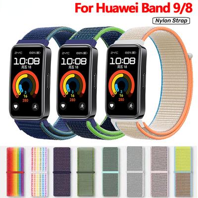 Nylon Loop Strap For Huawei Band 9 Smartwatch Sport Replacement Wristband Bracelet Correa for Huawei Band 8 9 Band Accessories