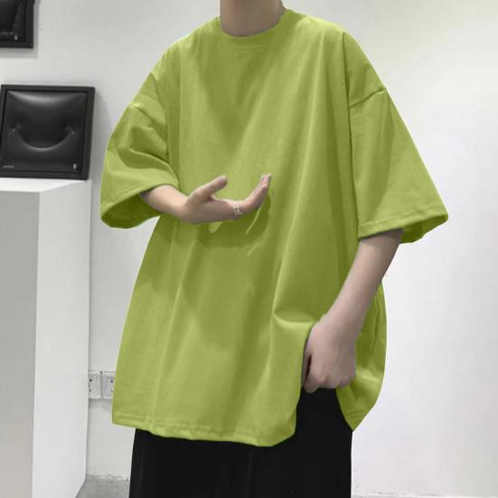 Pánská trička Pulovr Volné Nadměrná velikost Jednobarevné Ležérní Top pro každodenní nošení