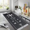 Night Runway Printed Carpet Entrance Decoration Long Carpet Corridor Farmhouse Living Room Bedroom Floor Mat