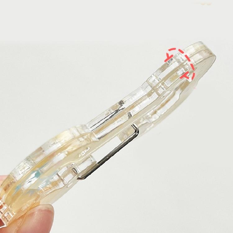 Künstlerischer Hohler Knochen Schlüsselanhänger für Mädchen Mode Schmuck Organizer Robustes Acrylmaterial Kundenspezifische Farboptionen