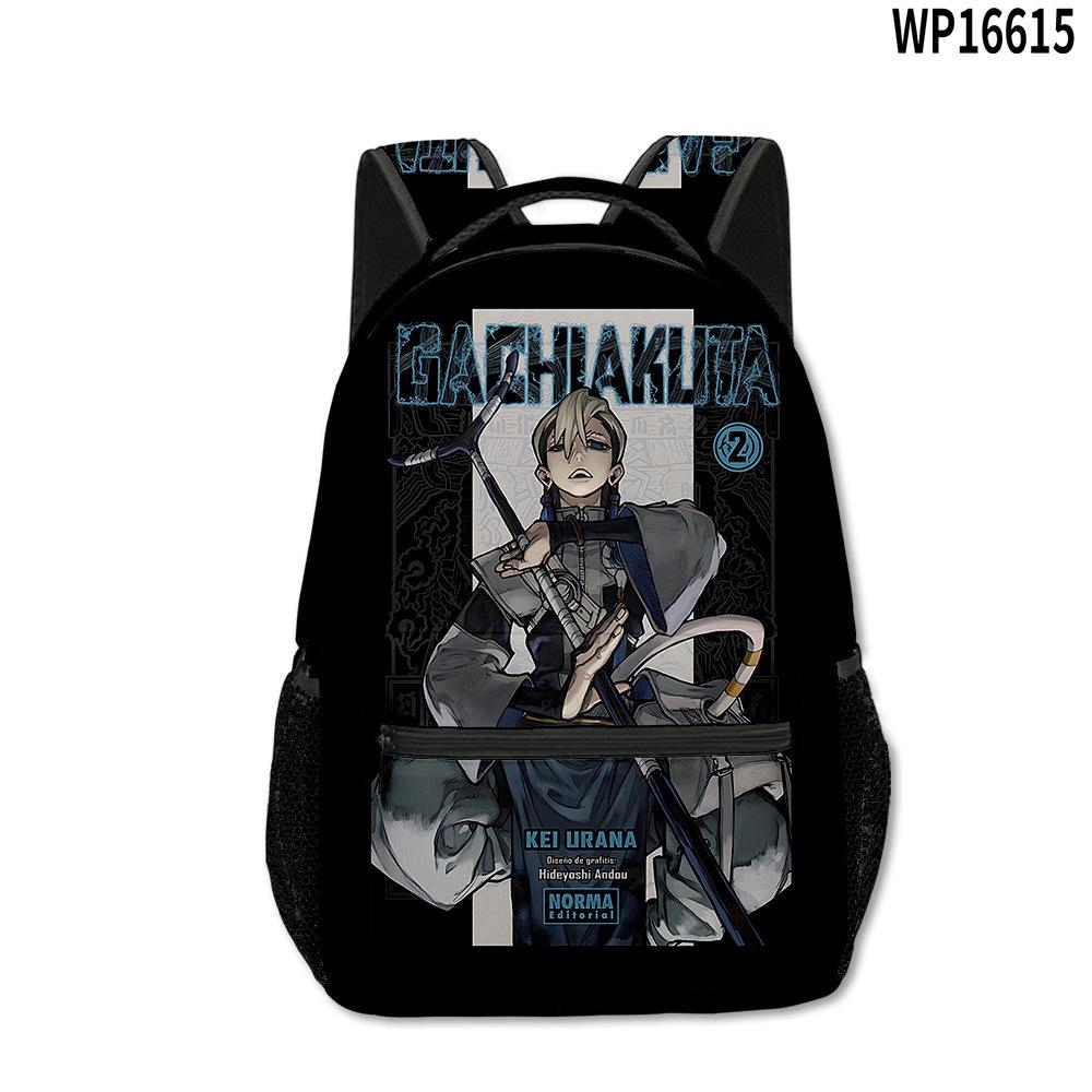 Zaini Scolastici Giovanili Novità Harajuku Kpop Unisex Gachiakuta Borse da Viaggio Stampa 3D Oxford Impermeabile Zainetti a Spalla