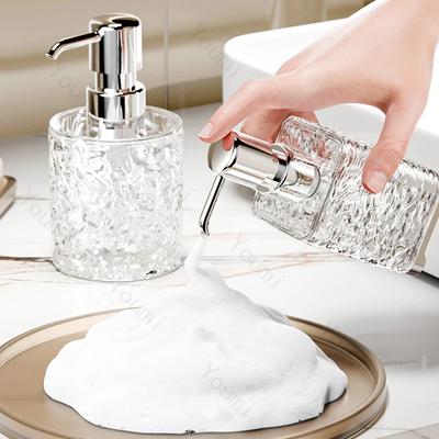 Glacier Texture Soap Bottle Creative Home Decor Shower Gel Bottles Shampoo Dispenser Bottle Kitchen Bathroom Accessories