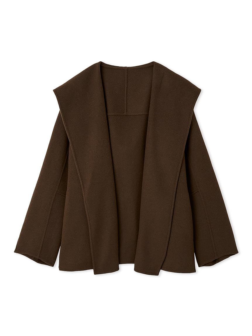 

Emi Royal Geelong Hooded 13WFC254024BRWF Mid-Length Coat,