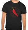 RED HOT CHILI PEPPERS Rock Muziek Logo Zwart Unisex T-shirt