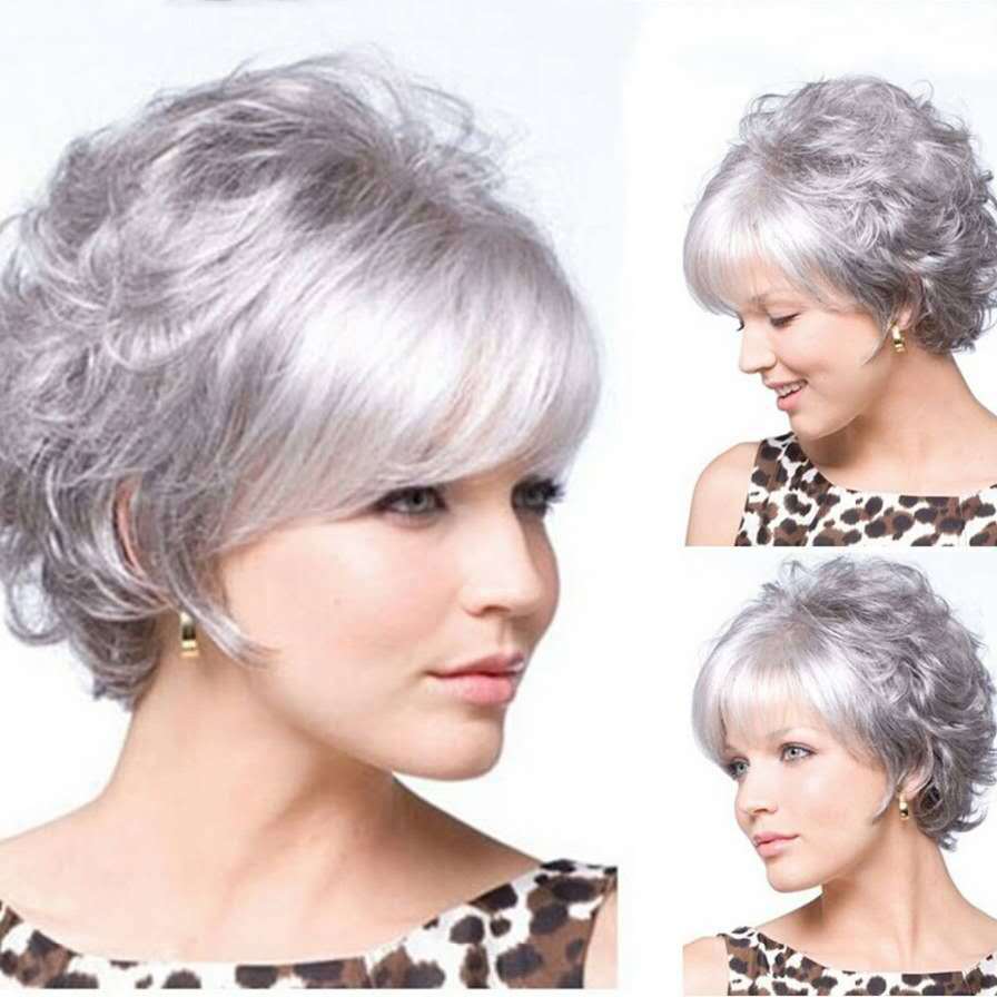2025 European Fashion Wig Short Wavy Curly Wig For Women
