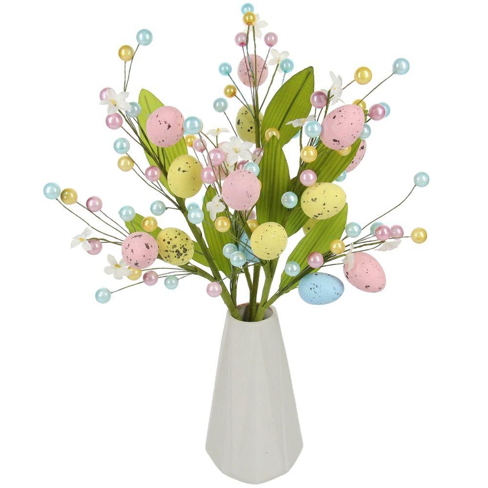 

Spring Easter Egg Twig Branches Home Vase Decor Artificial Easter Egg Flowers Easter Flower Pick
