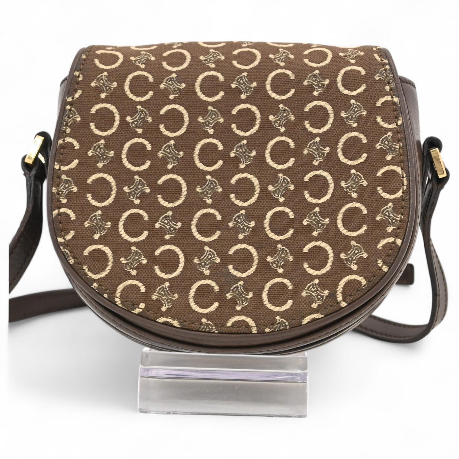 

Auth CELINE Macadam Mini Shoulder Bag Brown Canvas ce9922bs Used