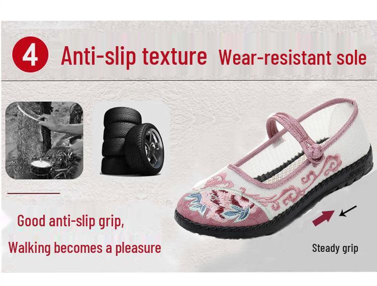 2025 Spring Women's Anti-Slip Mesh Shoes - Soft Sole Casual for Moms & Grandmas