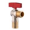 Bathroom High Flows Hot/Cold Water Shut Off Valves 1/2inch Turn Angle Stop Valves Metal Plumbing Fitting Easy to Install