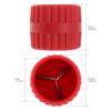 2pcs 5-38mm Red Round Thickened Copper Tube Chamfers for Metal Tube Internal External Deburring Cleaning Tools Remover Reamer