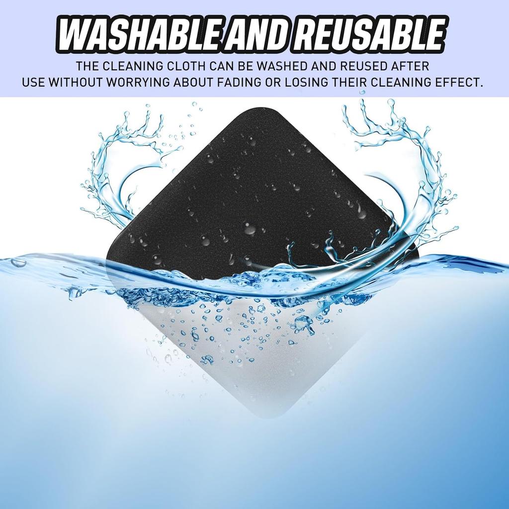 4 Pcs Car Screen Cleaner Car Touch Microfiber Screen Cleaner Cloth Cleaning Wipes Interior Pad for Vehicle Dashboard LCD Accessories 4.13×4.13