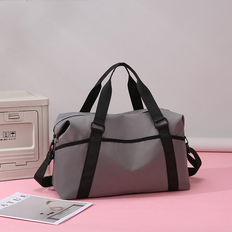 Simple and Casual Large Capacity Multi-pocket Can Be Used To Pull Lever Handbags Wet and Separate Sports Contrasting Color Fitness Bag