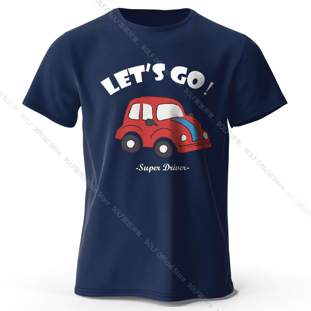 

Футболка с рисунком автомобиля, нарисованная вручную, унисекс, для мужчин и женщин, топы, 100% хлопок, игривая графика с изображением автомобиля, детская мода XXXL темно-синий