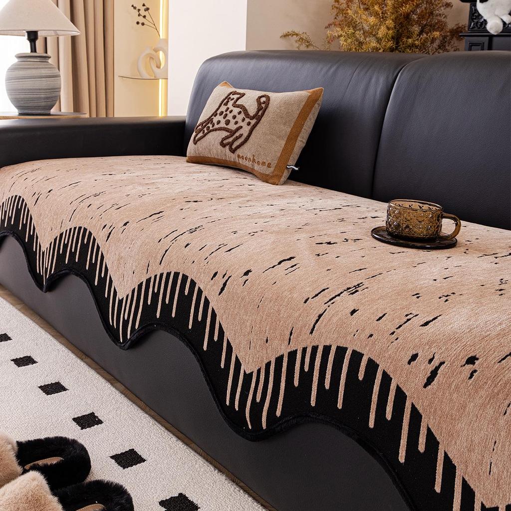 2025 High-End Non-Slip Universal Sofa Cushion for Three-Seater with Straight Backrest