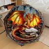 1PC Dragon Library Umbrella-8-Rib Reinforced, Automatic Open, Lightweight & Durable, Cute Fashion Accessory for Outdoor-P56