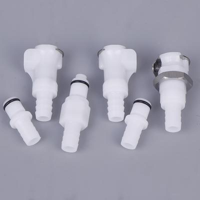 3/8 Pom Medizinische Panelmontage Weibliche Schnellkupplung Schlauchanschluss Luft Wasser Cpc Anschlüsse