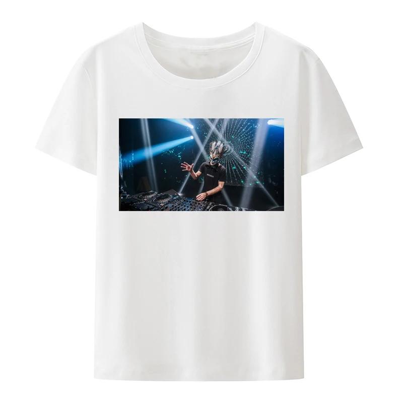 BenberFashion Unisex Heren Cartoon Unisex T-shirts Minimal Techno Muziek Humor Comfortabel Ronde Hals Korte Mouw DJ BORIS BREJCHA T-shirt XL