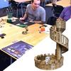 Gaming Convention Accessory Dice Tower Castle Rolling with Tray Role Playing Game Retro Compact DND And for RPG Tabletop Games Enhance