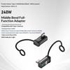 USB4 240W PD 5A Right Angle USB C to Type C Converter Fast Charging Data Sync Adapter for Car Camping Trip Charging