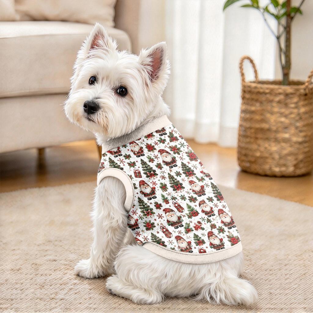 Pet Christmas Print Clothing, Festive Holiday Pet Apparel for Seasonal Celebrations and Daily Use