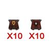 MOC Medieval Building Blocks Character Accessories Shields Armor Vests Warhorses Flags Set Mounts Toy Gifts Compatible Bricks